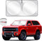 Upgraded Car Windshield Sunshade, Improved UV Protection Fabric, Foldable Front Sun Shade for Small Sedans, Mini SUVs, & Hatchbacks | Small (59''×...