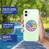 ZOiiWA 96 Pcs Breath Calm Anxiety Sensory Stickers Reusable Mindfulness Sticker Fidget Silent Adhesive Sensory Strips for School Office Classroom ...