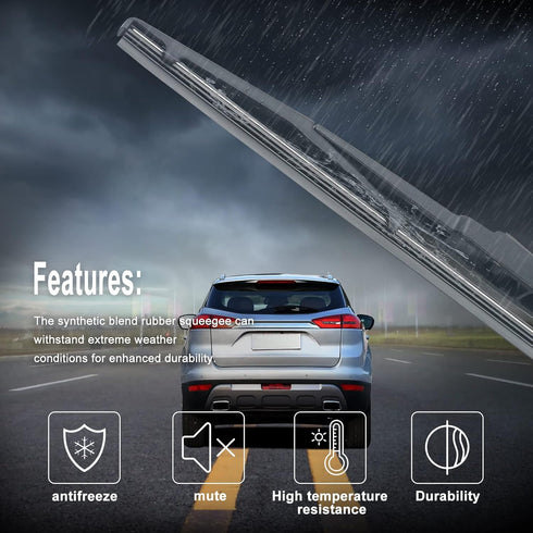 Rear Wiper Arm Blade Kit for 2015-2021 Jeep Renegade SUV Back Windshield Wiper 68256590AA...