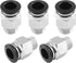 5Pcs Male Straight Push to Connect Fittings 10mm Tube OD x 1/4 inch NPT Thread, Air Push Connect Tool Pneumatic Hose Fittings...