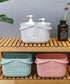 UUJOLY Plastic Organizer Storage Baskets with Handles, Shower Caddy Bins Organizer for Bathroom and kitchen (Blue)...