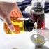 5.5oz Oil and Vinegar Cruets 2 Pack, Glass Oil Dispenser Bottles for Cooking, Leakproof and Drip Free Spouts...