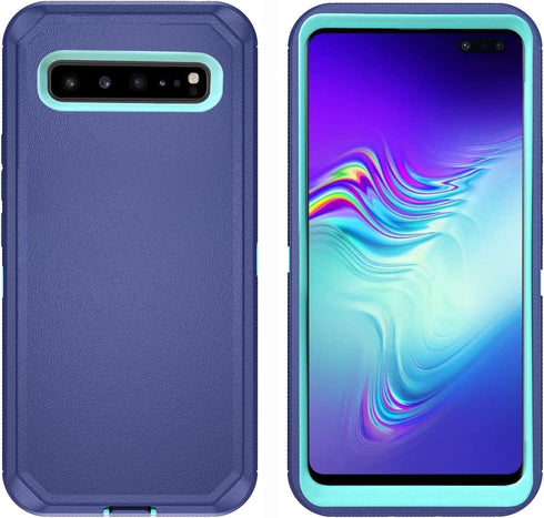 Asuwish Phone Case for Samsung Galaxy S10 5G Cell Cover Hybrid Rugged Shockproof Hard Protective Drop Proof Full Body Slim Heavy Duty Mobile Acces...