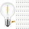 GPATIO LED G40 Replacement Light Bulbs for Indoor Outdoor String Lights - C7 Candelabra Fits E12 Socket Light Fixtures with Round Globe Clear Edis...