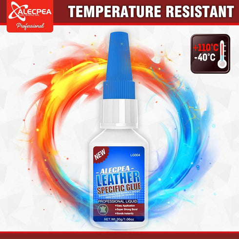 Leather Glue 30g - Strong, Permanent Fabric Adhesive for Repair & DIY | Clear Leather Adhesive for Shoes, Bags, Furniture...