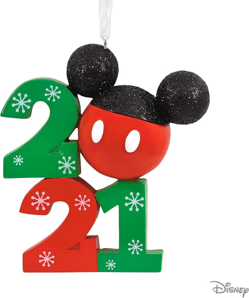 Hallmark Disney Mickey Icon 2021 Christmas Ornament, Multicolor...