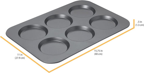 Chicago Metallic Professional Non-Stick Muffin Top Pan, 15.75-Inch-by-11-Inch...