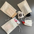 LOOKSGO 25 Pcs 3x4 Inch Muslin Bag Sachet Bag for Party Wedding Home Supplies Cotton Drawstring Bags for Jewelry...