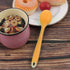 uxcell Silicone Dinner Spoon Table Spoon Dessert Spoon Utensils for Kitchen Restaurant Orange...