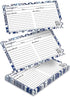 Recipe Cards 4" X 6" Double-Sided Premium Thick Card Stock Great Gift for Amateurs or Experienced Chefs (Pack of 50) (Blue)...