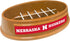 NCAA Super-Bowl - Nebraska Cornhuskers Slow Feeder Dog Bowl. Football Design Slow Feeding Cat Bowl for Healthy Digestion. Non-Slip Pet Bowl for La...