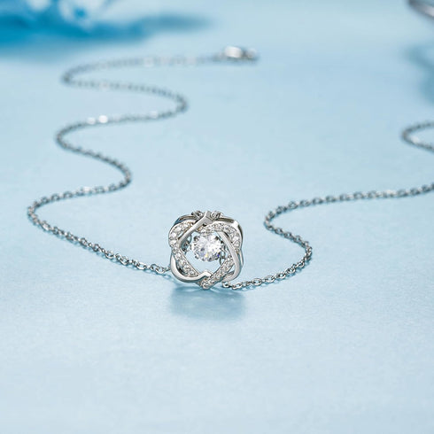 Sisters Gifts, Sterling Silver Interlocking Two Hearts Necklace Gifts for Sisters from Sisters, Big Sister Gifts, Sister Birthday Gift Ideas, Sist...