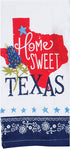Kay Dee Designs Home Sweet Texas Bluebonnets Tea Towel and Cotton Terry Dishtowel (2 Item Bundle)...