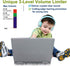 SIMOLIO Durable Kids Headphone with Microphone, Safe 75dB,85dB,94dB Volume Limit, Audio Share Function Child Headphone with 3.5mm Plug for Girls/B...