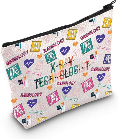 WZMPA X-RAY Tech Cosmetic Bag Radiologic Technologist Gift Radiology Tech Survival Kit Xray Technologist Graduation Merch (X-RAY Tech)...