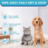 Dog Glove Wipes for Cleaning Paws Butt | Pet Grooming Deodorizing Dog Ear Glove Wipes | Fragrance Free Natural Puppy Glove Wipes | Soothes Itchy D...