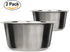 Neater Pet Brands Stainless Steel Dog and Cat Bowls (2 Pack) Neater Feeder Medium Deluxe Extra Replacement Bowl (Metal Food and Water Dish) (5 Cup...
