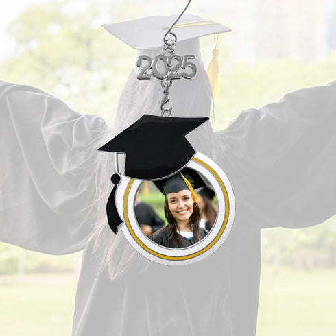 Graduation Christmas Photo Ornament - Dated Charms for Both 2025 & 2026 - Graduation Hat Design - Congratulations - Senior Students - Storage Bag ...