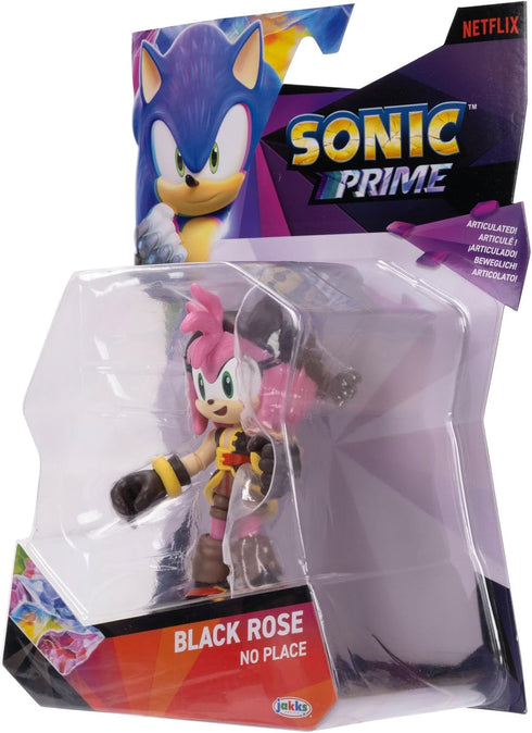 Sonic Prime 5-inch Black Rose - No Place Action Figure 13 points of Articulations. Ages 3+ (Officially licensed by Sega and Netflix)...