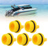 Yellow Oil Filler Caps, Engine Oil Filler Caps Great Replacement Parts Strong ABS Plastic for 4 Stroke Outboard Motor for Outboard Motors...
