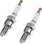 Pack-of-2 Spark Plug F6TC Compatible with Champion N9Y N9YC N9YCC N9YCX N9YX N10Y N11YC N281YC N66Y N79Y N7YC N8Y N89GY OE001 OE022 OE109 RN11YC4 ...