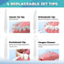 Oral Irrigator Portable Water Flosser Professional Water Dental Flosser Teeth Pick,Gums, Braces Care Irrigator Water Jet for Teeth Braces Care wit...