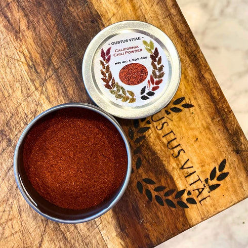 California Chili Powder - Gourmet Spice - All Natural Chili Powder - Non GMO - Handcrafted - Small Batch - Artisanal Seasoning - Gustus Vitae = #0...