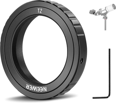 NEEWER T Ring with M42 Threads Compatible with Sony A Mount Cameras & Telescopes, Lens Adapter Ring for a99II a99 a900 a850 a77 II a77 a65 a58 a57...