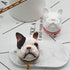 French Bulldog Dog Head Silicone Mold for Chocolate, Ice Cube, Fondant, Candle, Plaster, Mini Soap, Wax Crayon Melt, Cake Decorating...