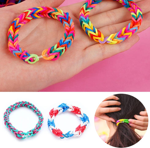 2000 PCS S Clips Rubber Band Clips, lyfLux Connectors Rubber, Bracelet Making, DIY Handicrafts, Exquisite Gadgets, Transparent and Color...