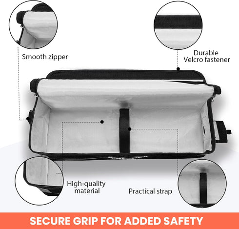 Besudo E-Bike Battery Bag - Protective bag for E Bike Battery - Safety bag for storage, transportation, and charging of The Ebike battery - E Bike...