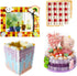 200pcs/200g Pack of Mosaic Tile Supplies for DIY Crafts, Plates, Picture Frames, Flowerpots, Handmade Jewelry – 1x1 cm Square Glass Decorative Til...