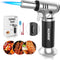 Kollea Butane Torch Lighter, Mini Kitchen Cooking Torch Lighter with Fuel Gauge & Continuous Flame Lock & Nozzle, Culinary Blow Creme Brulee Torch...