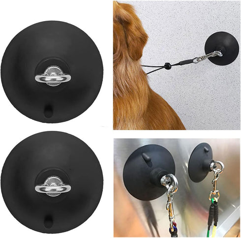Pet Bathing Suction Cup, Dog Bathtub Hook Cleat cat Rubber Shower Grooming Anchor Heavy Duty Bath Holder Powerful Attaching Tub Walls Restraints C...