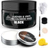 FORTIVO Leather Recoloring Balm with Mink Oil, Couch Repair Kit, Leather Dye and Restorer for Furniture - Black...