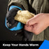 100% Waterproof Gloves for Men and Women, Winter Work Gloves for Cold Weather, Touchsreen, Thermal Insulated Freezer Gloves, With Grip, Blue, Medi...