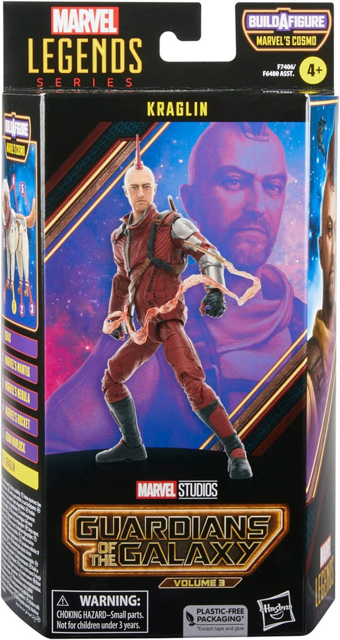Marvel Legends Series Kraglin, Guardians of The Galaxy Vol. 3 6-Inch Collectible Action Figures, Toys for Ages 4 and Up...