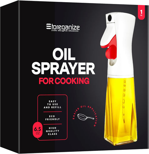 Olive Oil Sprayer For Cooking - Glass 200ml Olive Oil Spray Bottle For Oil Portion Control - Kitchen accessories Gadgets Oil Mister Spray Bottle F...