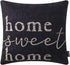 TRENDIN Farmhouse Pillow Covers 18 x 18 Inch with Black Home Sweet Home Quotes for Farmhouse Decoration Housewarming Gifts PL435TR...