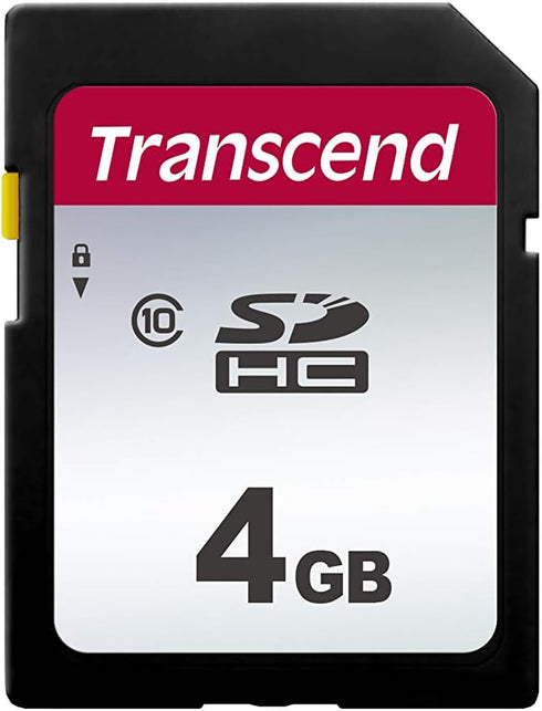 Transcend TS4GSDC300S 4GB SDHC Memory Card...
