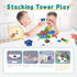 Tetra Tower Stacking Game for Kids & Adults, Fun Tetris Balance Block Toys,1,2,4Players Family Board Games, Party, Travel, Team Building Gifts...