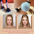 Foundation Brush Makeup Brushes:2 Pcs Double-Ended Makeup Brush For Liquid,Cream,and Powder-Buffing,Blending,Flawless Face Kabuki Brush (Flat/Angl...