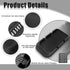 Car Dashboard Cell Phone Holder, Anti-Slip Pad Double-Groove with Number Plate Auto Silicon Tray, Silicone Car Pad Mat for Various Dashboards,Phon...