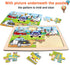 Puzzles for Kids Ages 4-6,24 Pieces Wooden Puzzles for Toddlers Ages 3-5 4-8 3 4 5 6 3-4 Year Olds.4 Pack Car Puzzle Set Children Jigsaw Puzzles f...