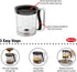 Amco 32oz Grease Separator with Bottom Release - Innovative Design for Mess-Free Pouring, Incremental Measurement Markings for Accuracy - Dishwash...