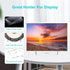 Flat Back Acrylic Plate Stand, 6 Inch 2PC Clear Acrylic Display Easel, Clear Tablet Holder for Displaying, 6" H x 5.125" W x 5" D (2 Pack)...