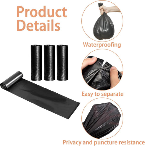 Sanitary Napkin Disposal Bags, 200 PCS Sanitary Napkin Receptacle Liners, Feminine Hygiene Disposal Bags, Small Trash Bags Tampon Bags Disposal fo...