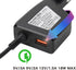 Laptop Car Charger with USB QC3.0 for HP Pavilion Compaq Presario Envy Elitebook ProBook 19V 4.74A 90W 18.5V 3.5A 65W...