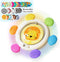 Sensory Suction Cup Spinning Top Mirror Toys, 3 in 1 Early Educational Baby Toy for 12 Months Toddler Travel Labyrinth Game, High Contrast Visual ...