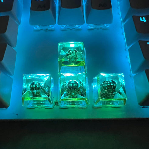 4 Key Custom Keycaps for MX Mechanical Keyboard...